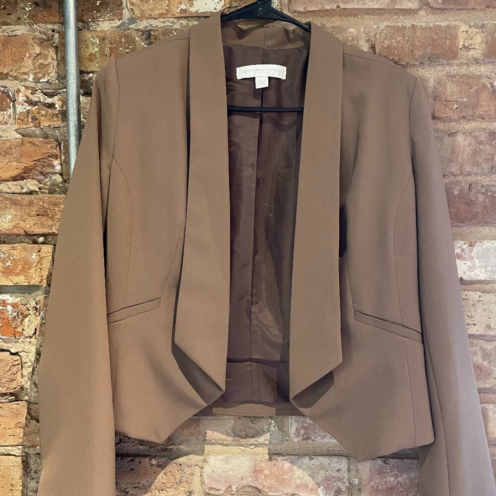New York & Co Taupe Blazer XS